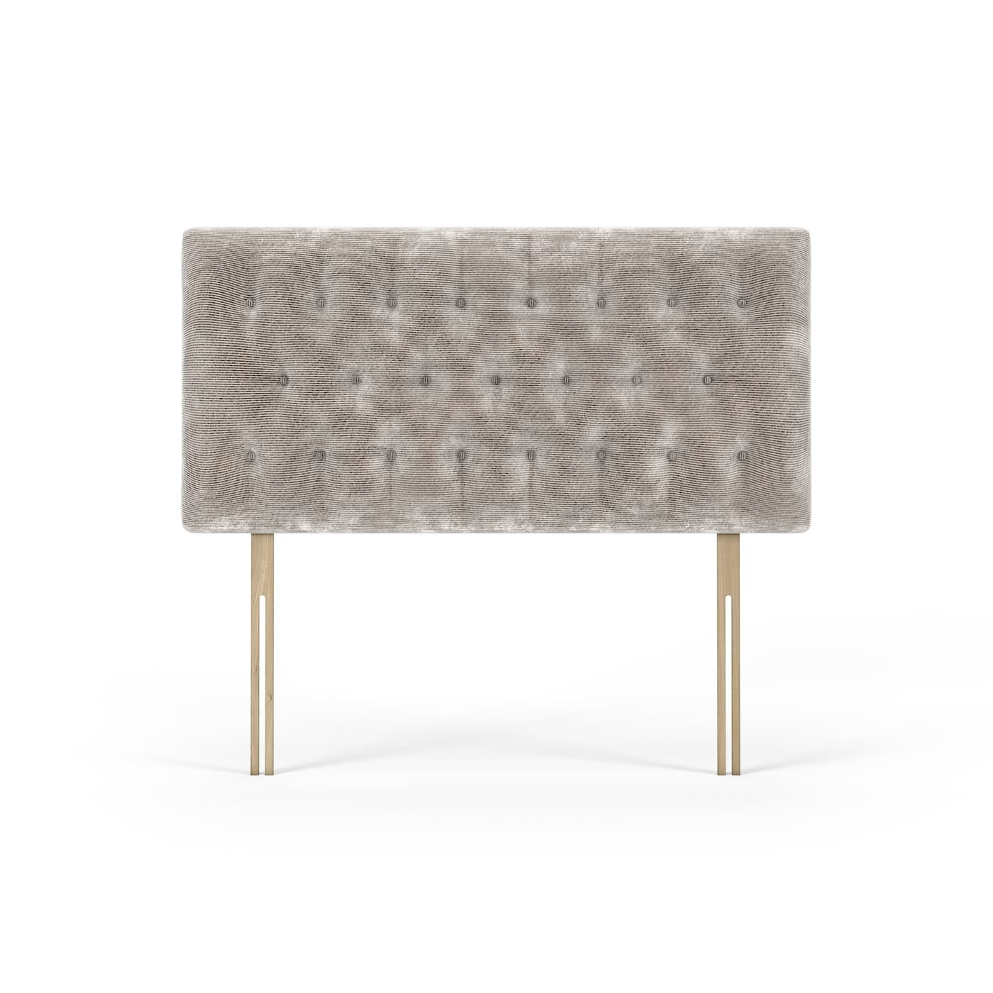 Chenille Headboard - Silver