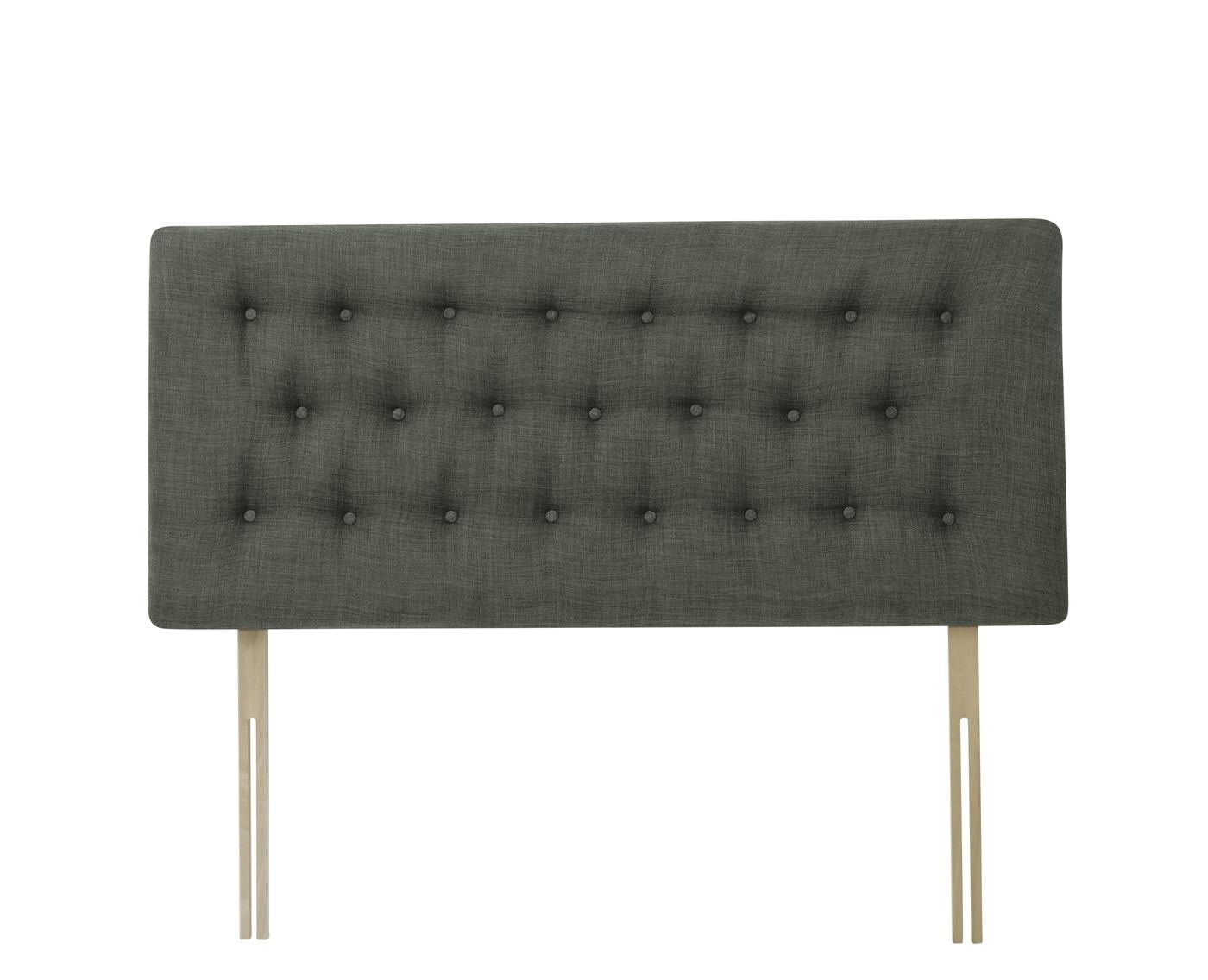 Linen Headboard - Charcoal