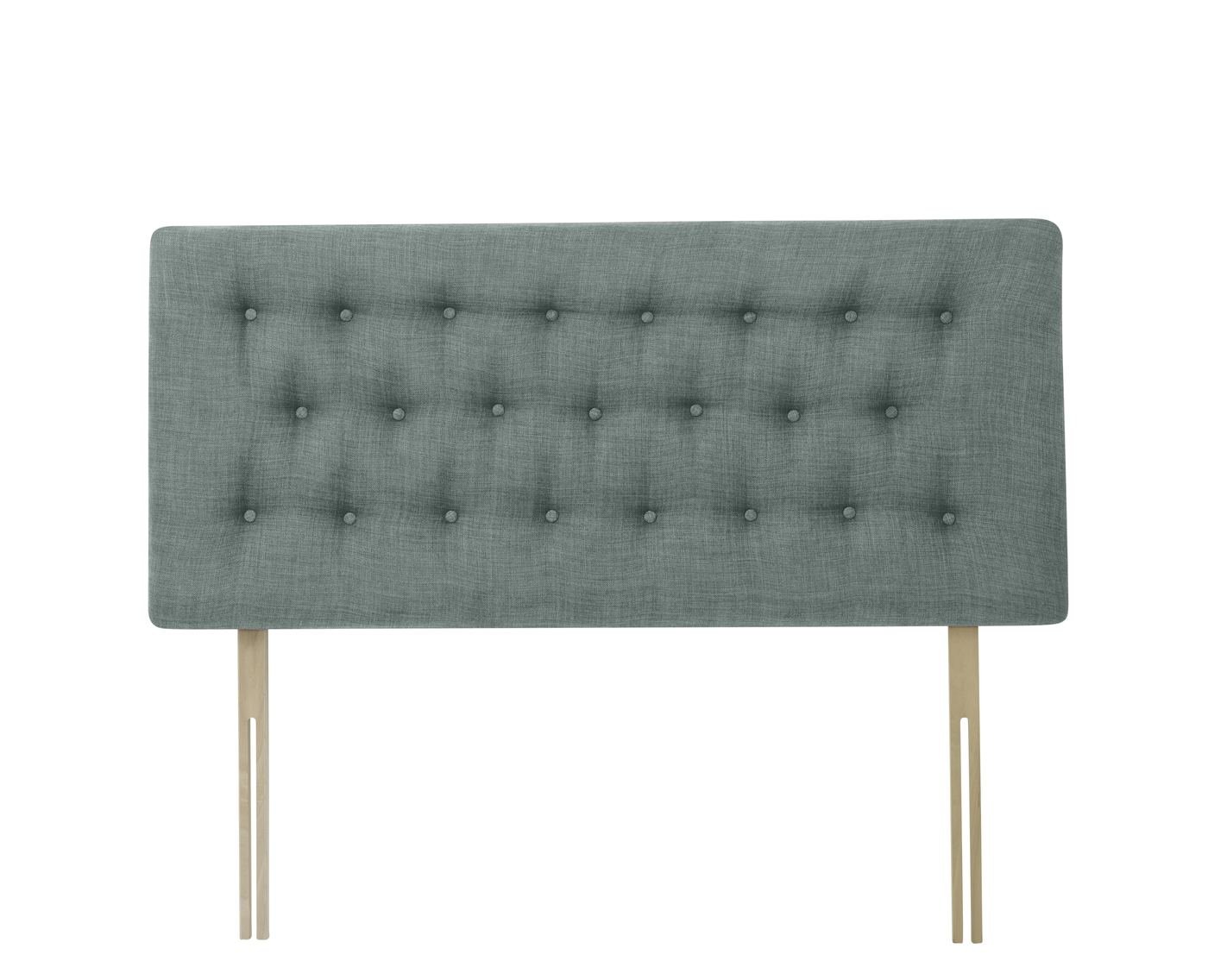 Linen Headboard - Duck Egg