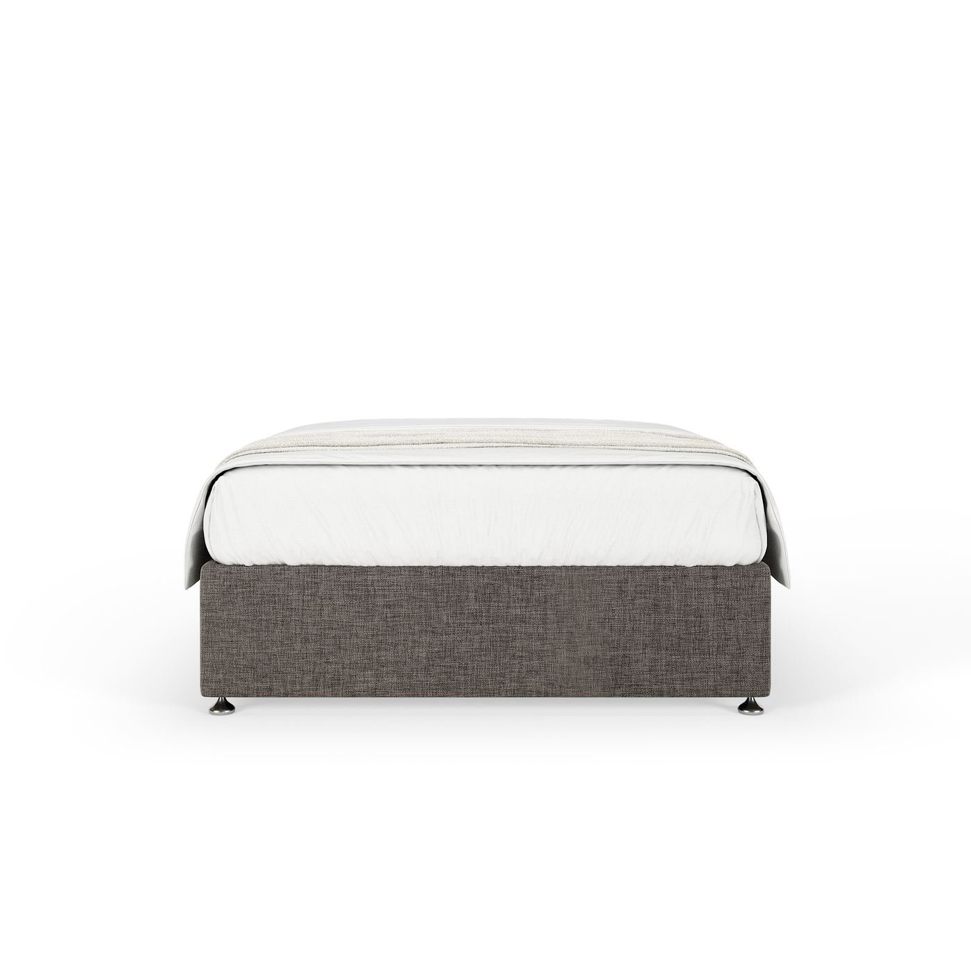Linen Divan - Slate Grey