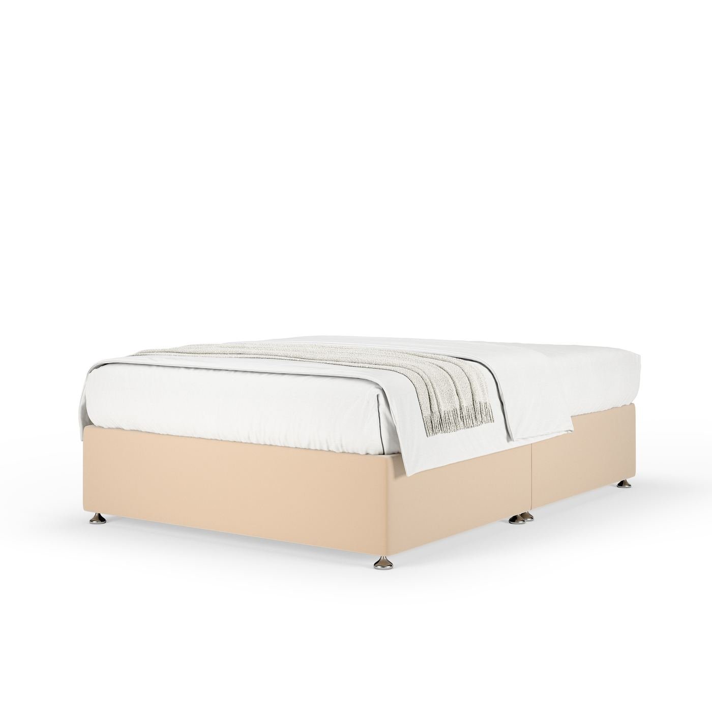 Plush Velvet Divan - Natural