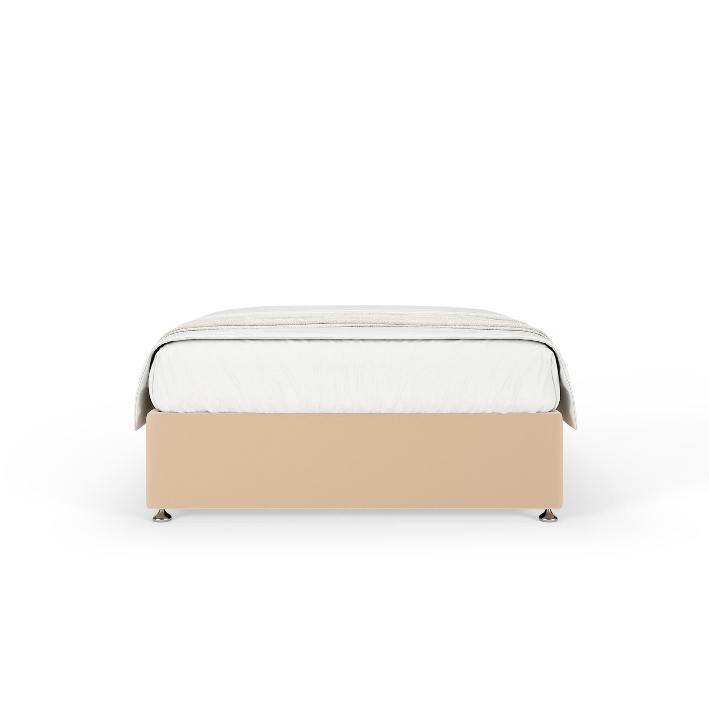 Plush Velvet Divan - Natural